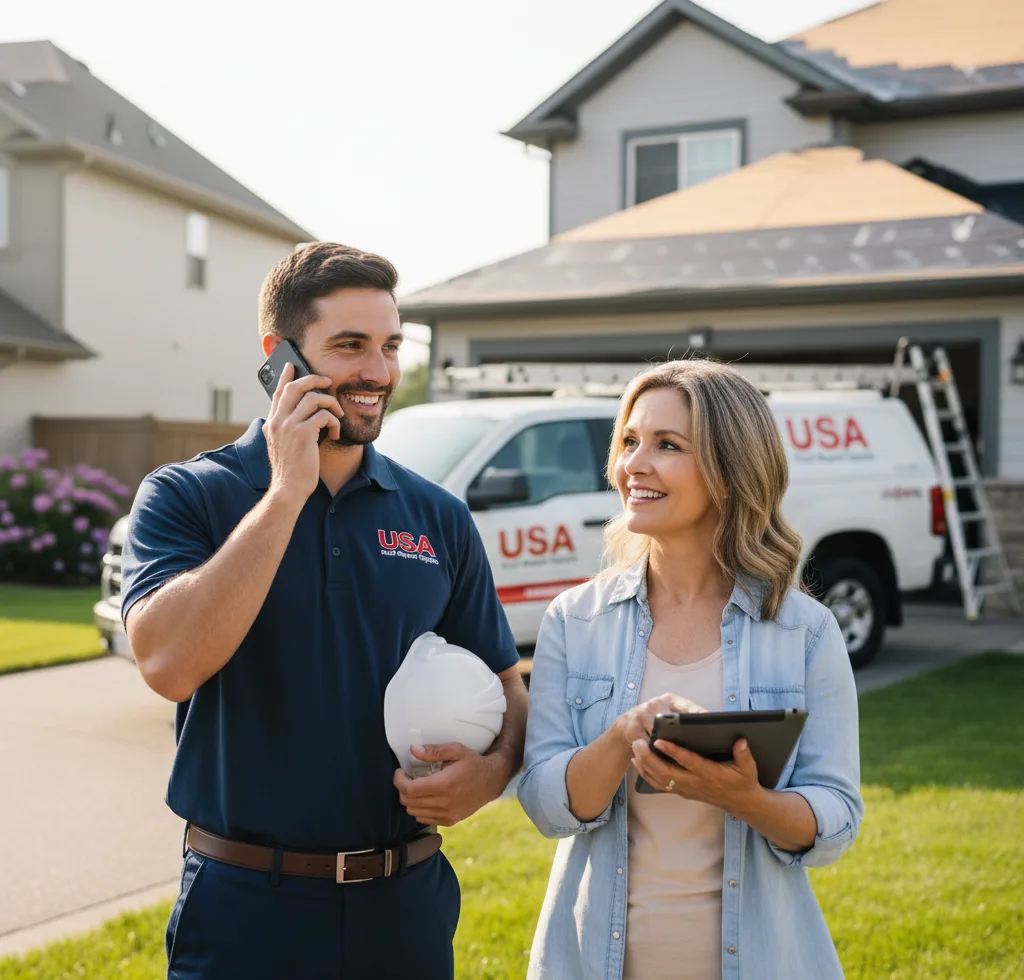 USA Roof Repair Experts customer support in George